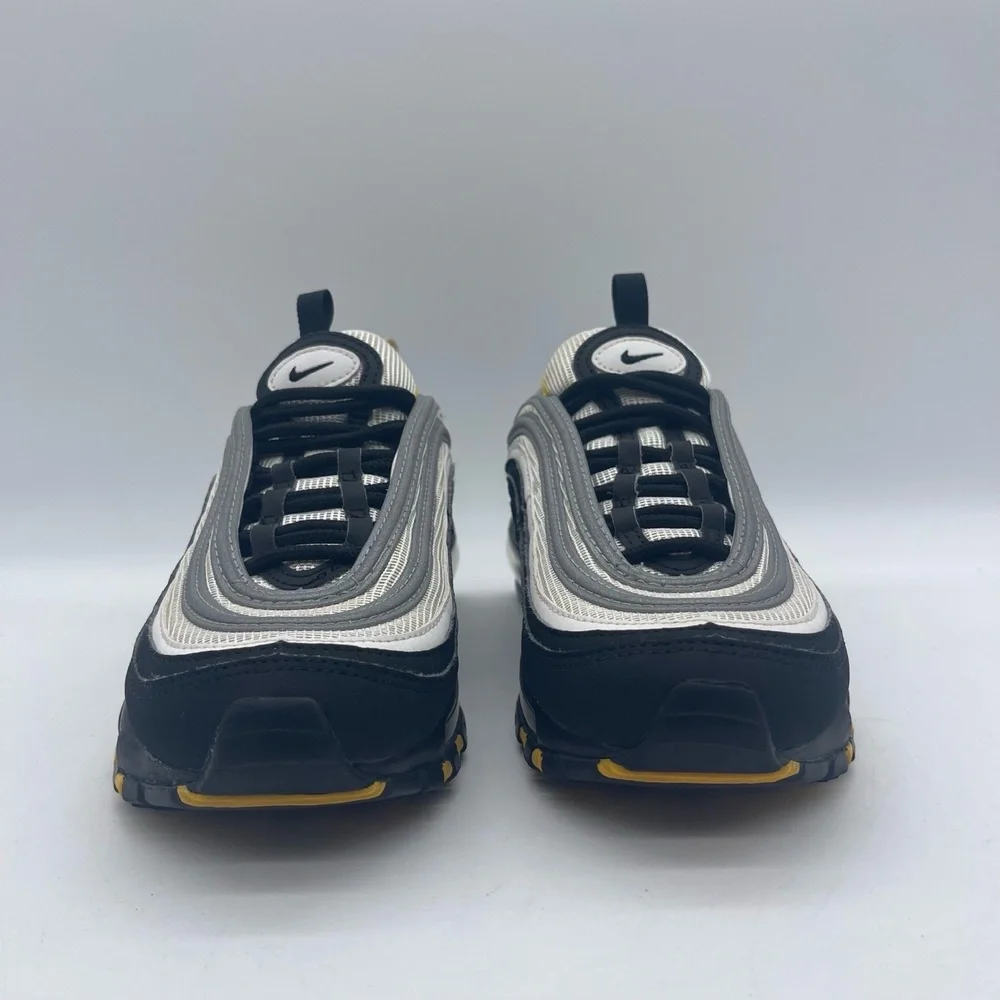 Nike Air Max 97 GS 921522-005 Youth Size 4.5Y Running Shoes Black Yellow Sneaker