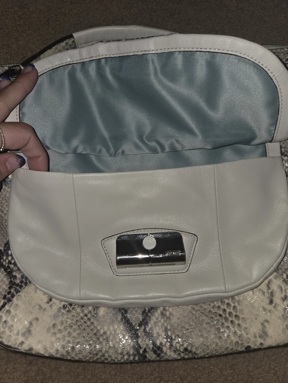 Coach stylish white