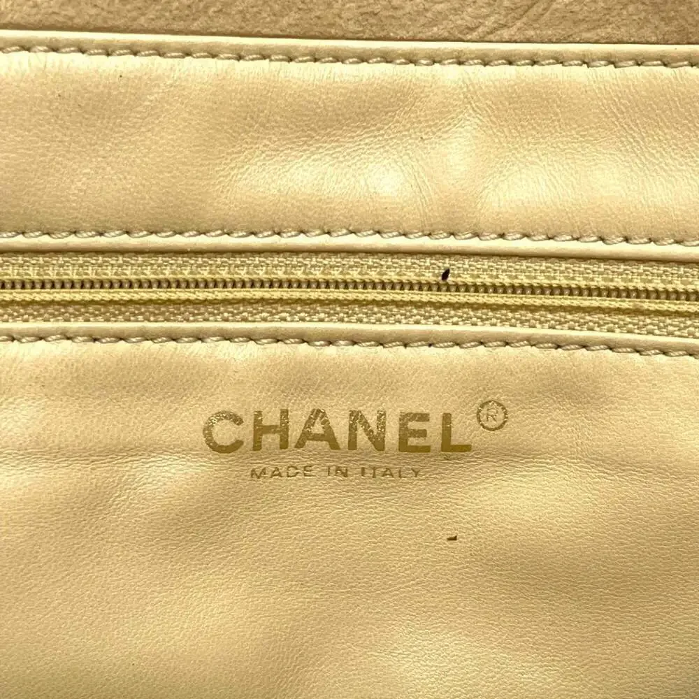 CHANEL cream bag