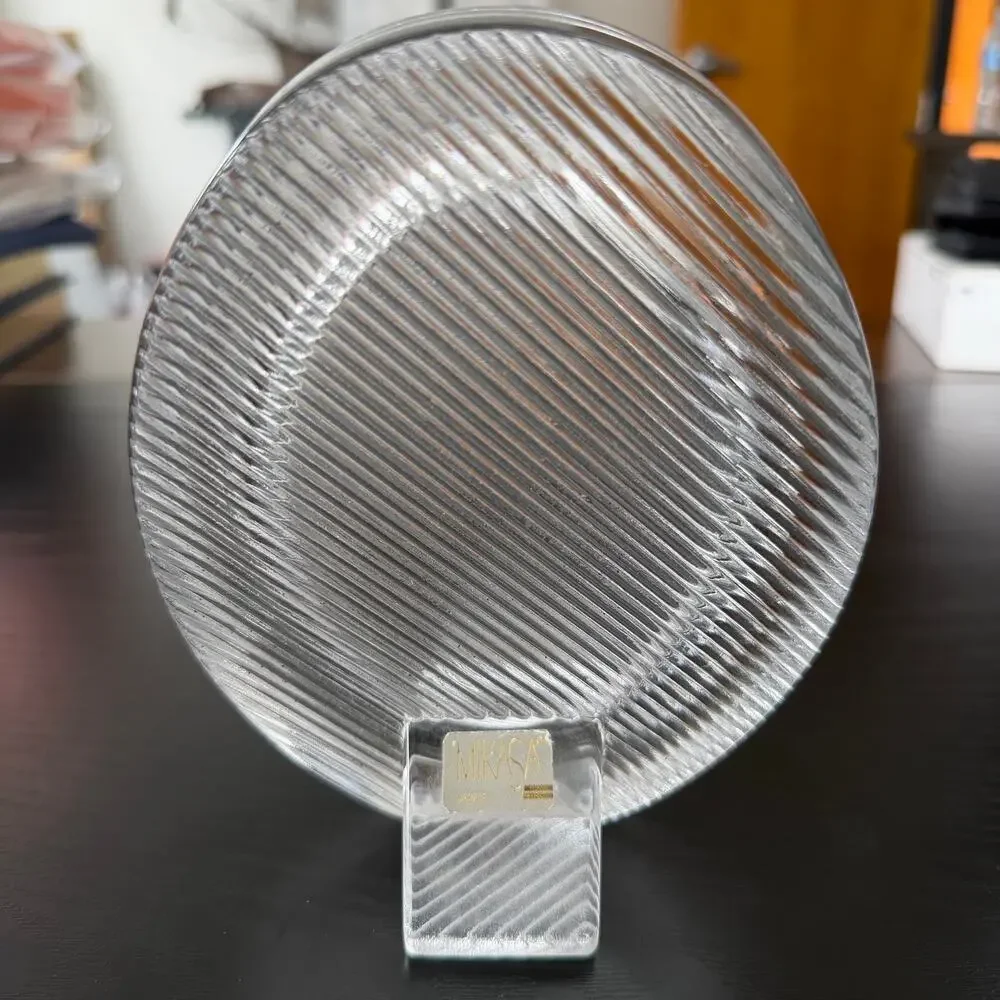 Mikasa glass striped