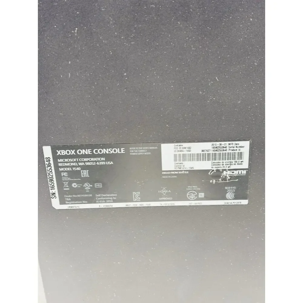 Microsoft xbox one