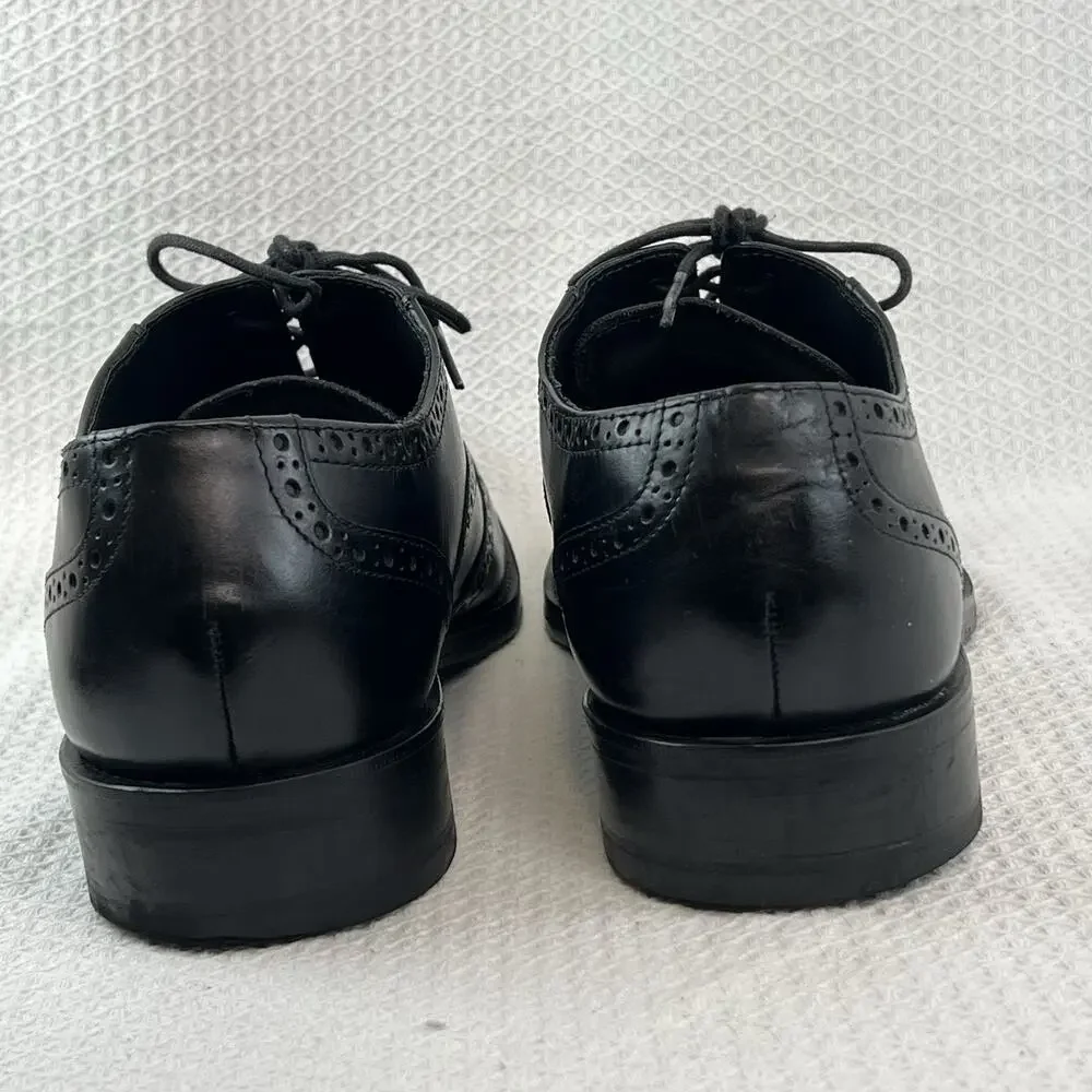 Cole Haan Grand.ØS Wingtip Oxford Dress Shoes Black Leather Men’s 10M