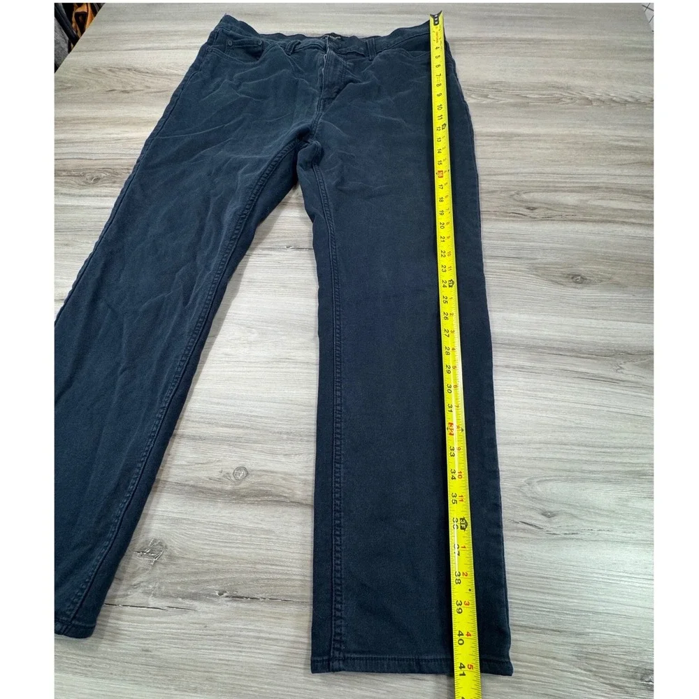 Banana Republic Mens‎ 38x32 Navy Blue 5-Pocket Chino Straight Leg Pants 1620338