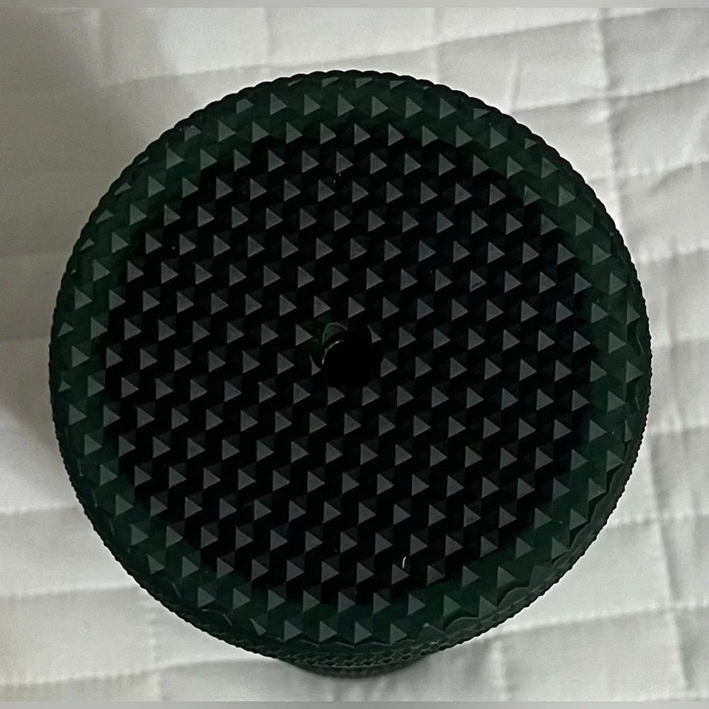 Starbucks Dark Green Matte Studded Venti cold cup tumblers 24oz