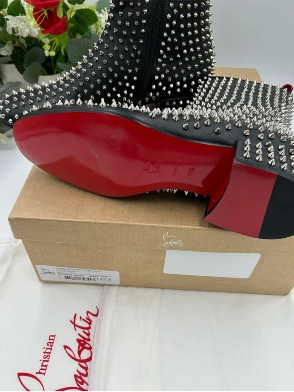 Christian Louboutin bold dust zip