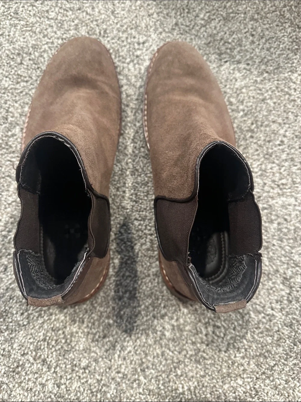 Vince Camuto Men's Brown Suede Dress Boots