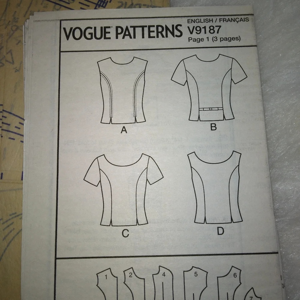 Vogue v9187 sz