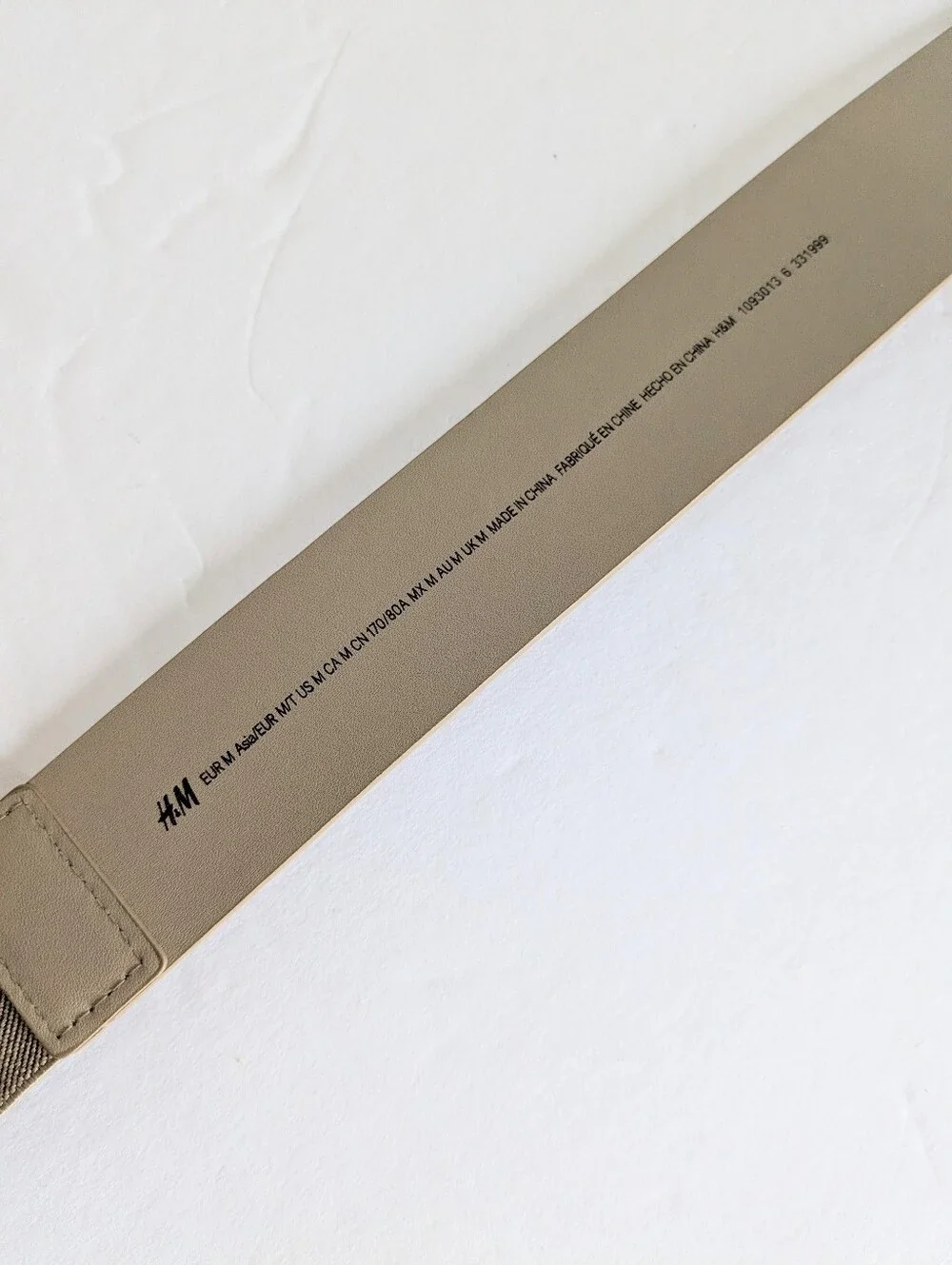 H&M stretch belt