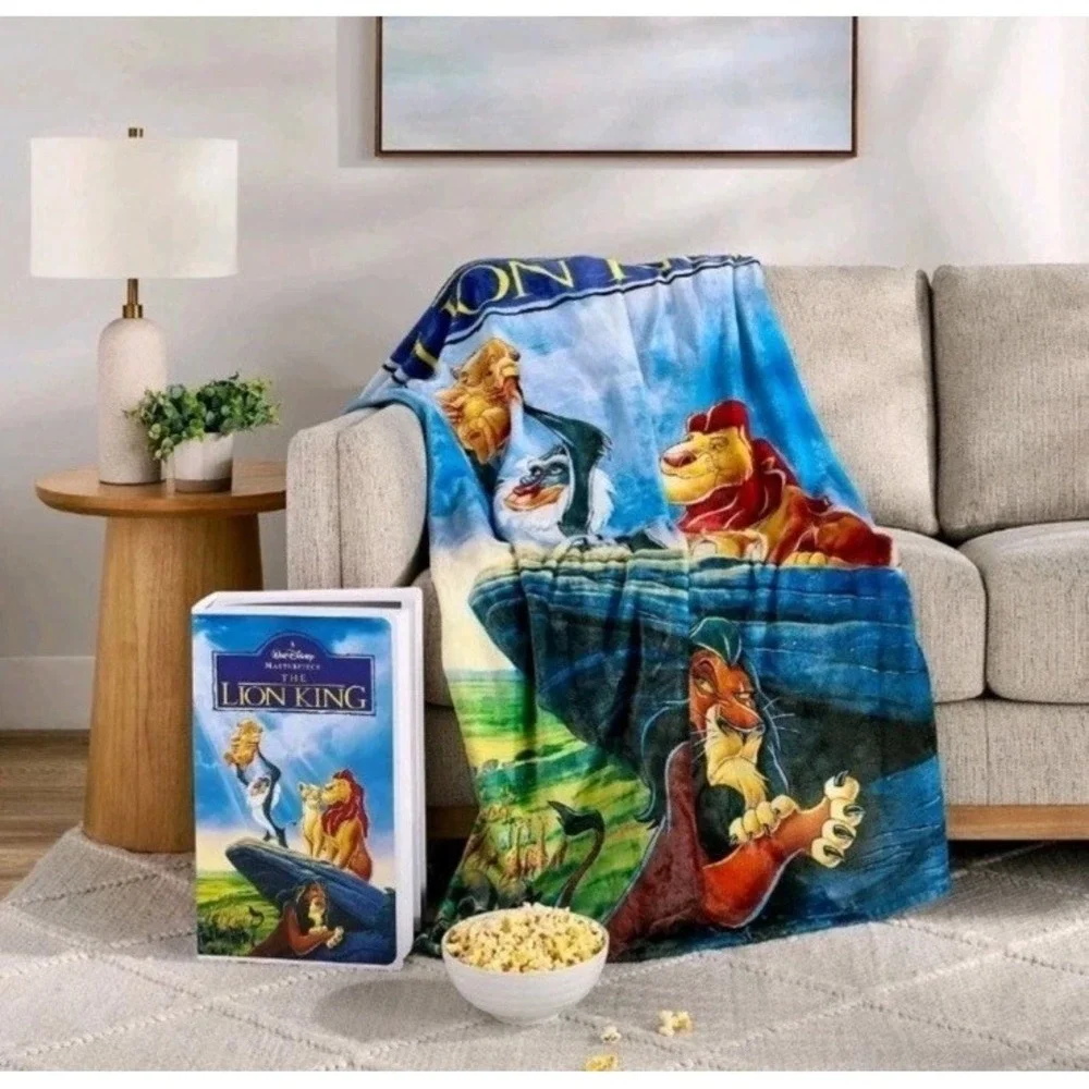 Disney The Lion King Classic VHS Boxed Silk Touch Throw Blanket 50