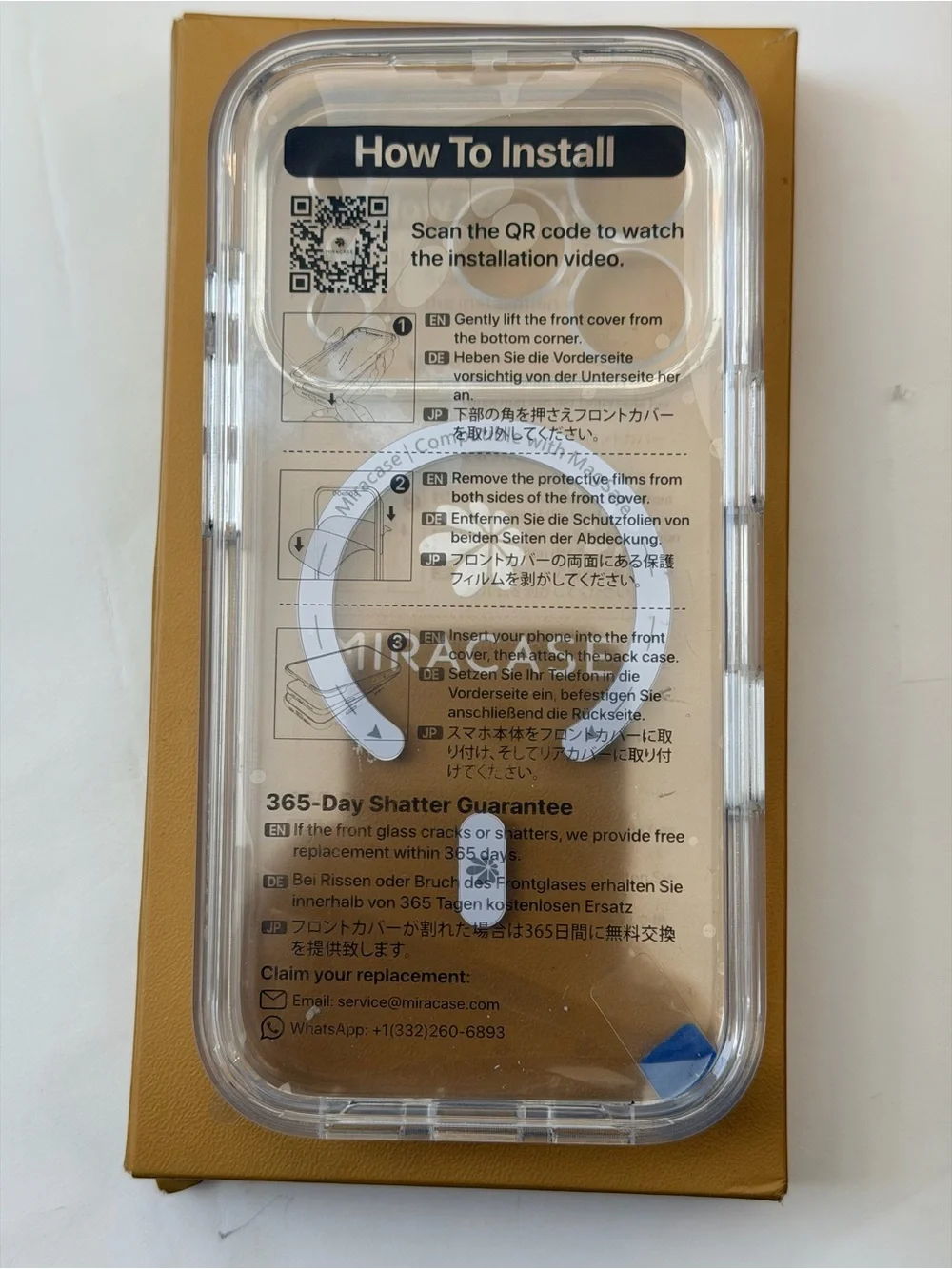 Miracase magnetic iphone