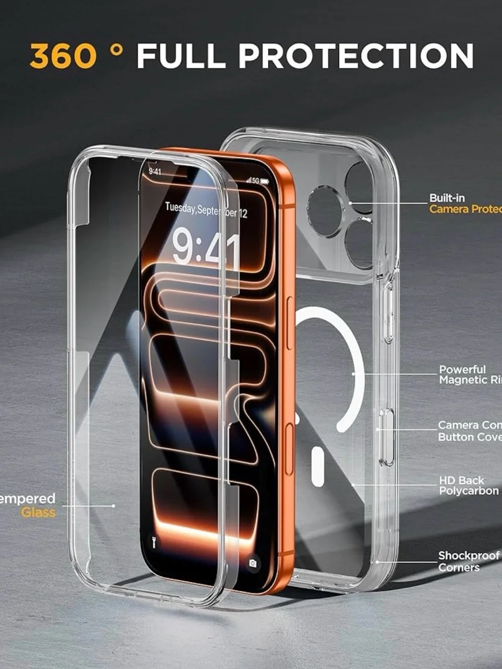 Miracase magnetic iphone