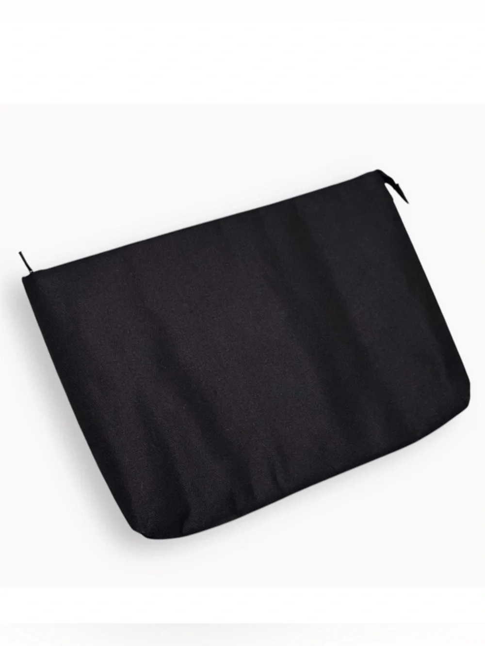 15” Black Canvas Padded Laptop & Tablet Sleeve Case Travel Bag