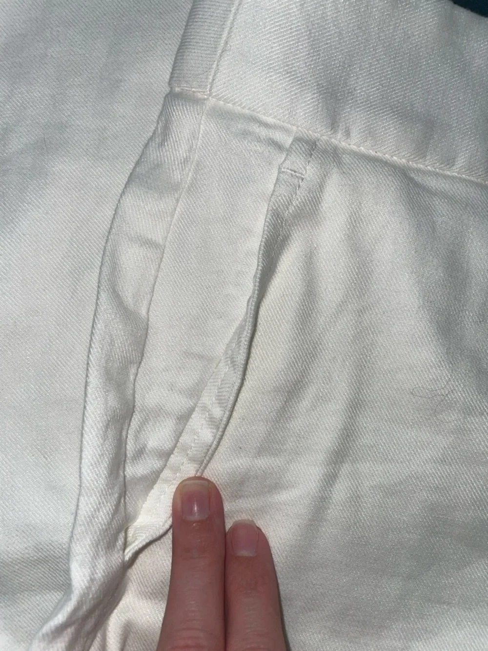 Banana Republic tailored white