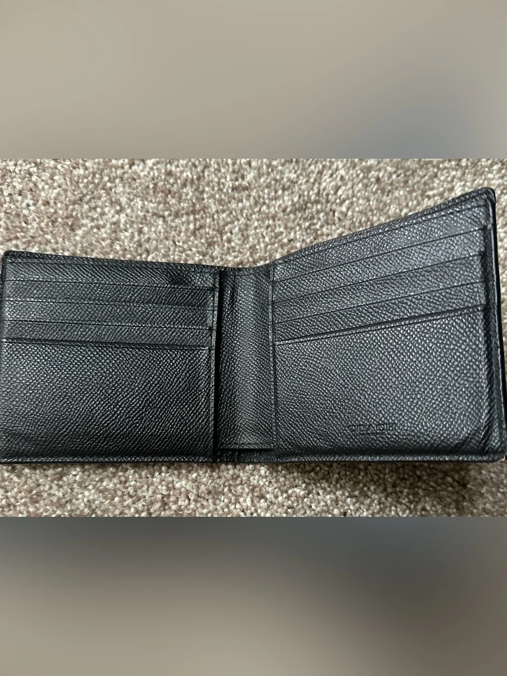 Coach pebbled leather