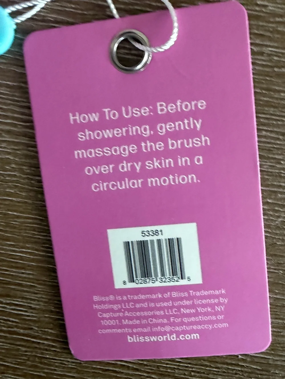 Bliss new tags