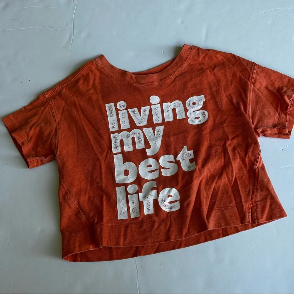 Old Navy orange boxy