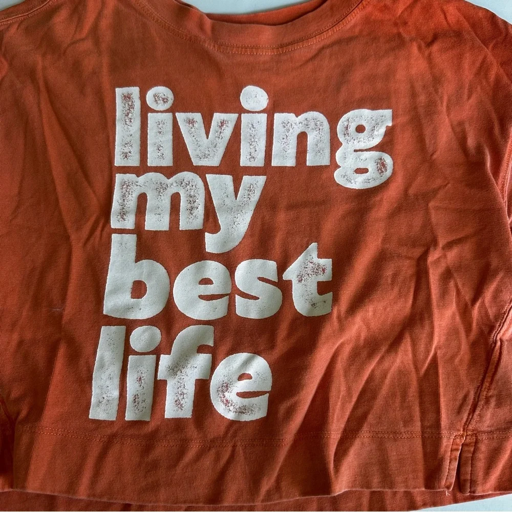 Old Navy orange boxy