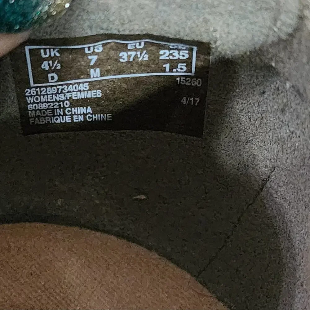 Clarks stone snakeskin