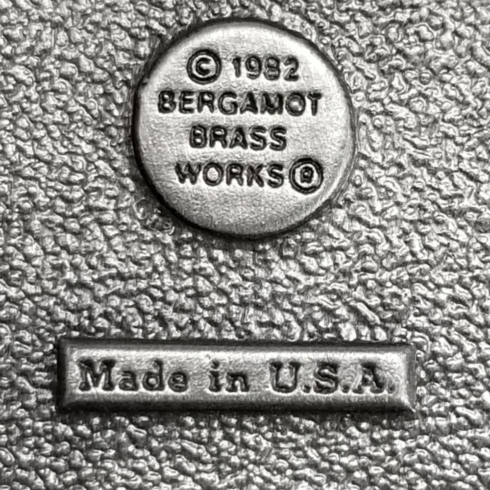 Bergamot Brass Works 1982 us