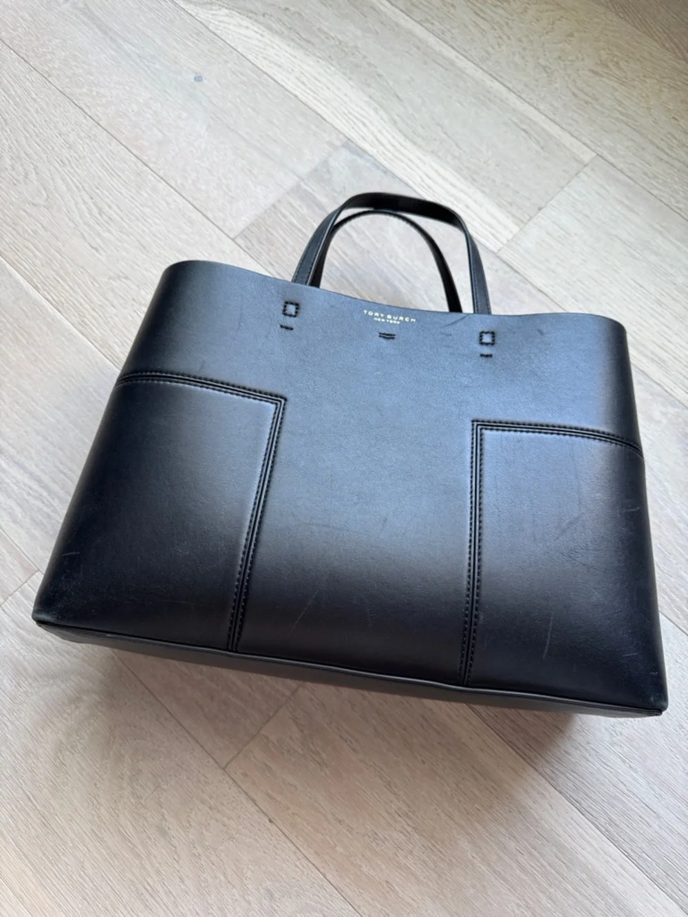 Tory Burch Black Leather Tote