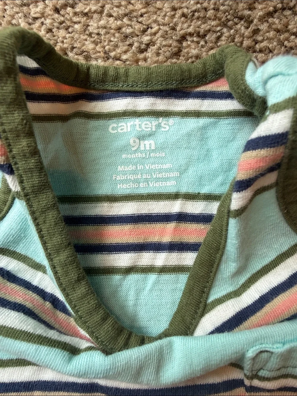 Carters light aqua