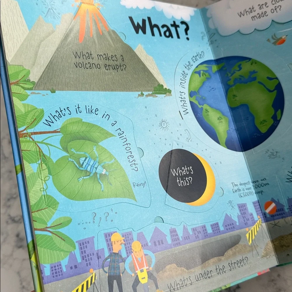Usborne Lift the Flap Questions and Answers Book Set of 3