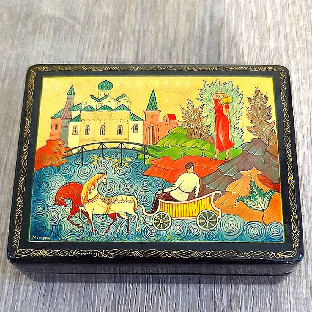 Vintage russian lacquer