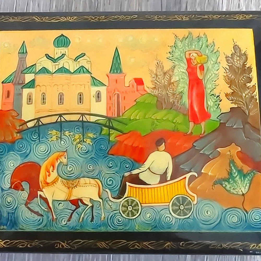 Vintage russian lacquer