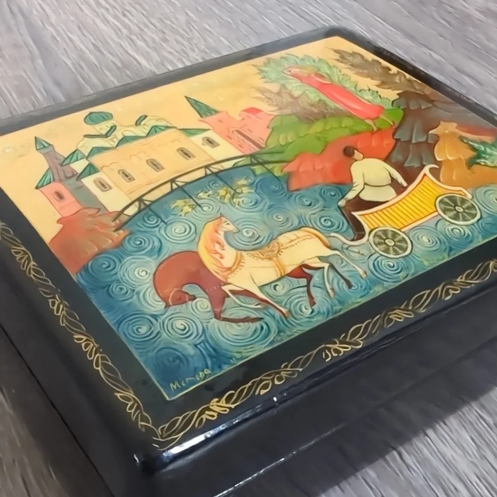 Vintage russian lacquer