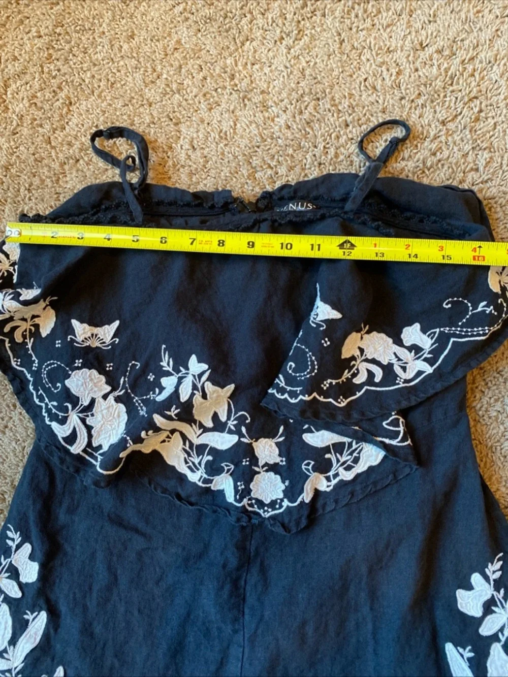 VENUS black romper