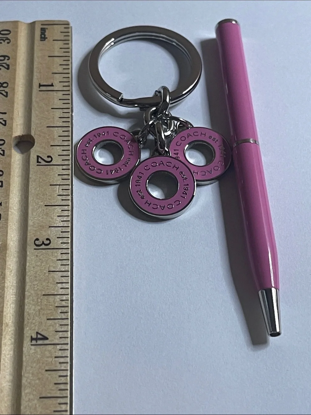 Coach keyring three