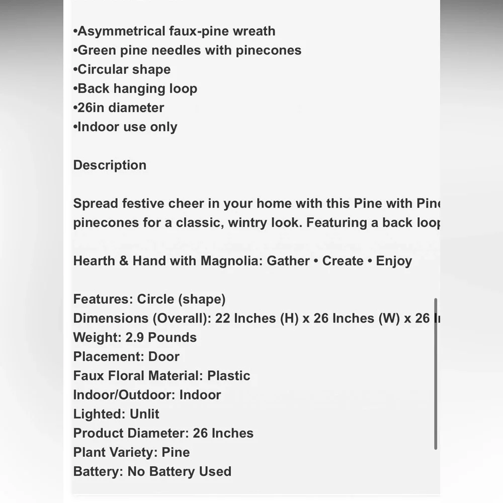 Hearth & Hand new tag