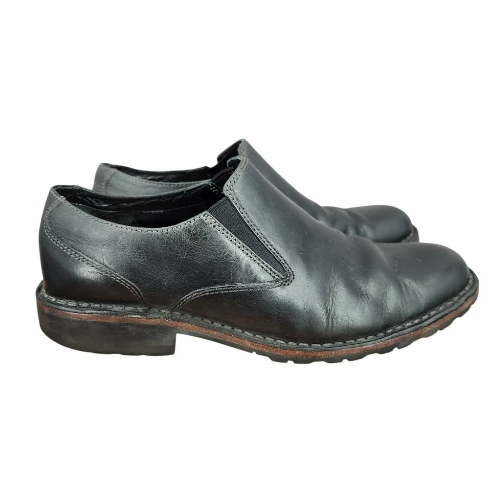 Cole Haan‎ Air Loafers Mens 7.5 M Black Leather Slip On Casual Shoes C07733