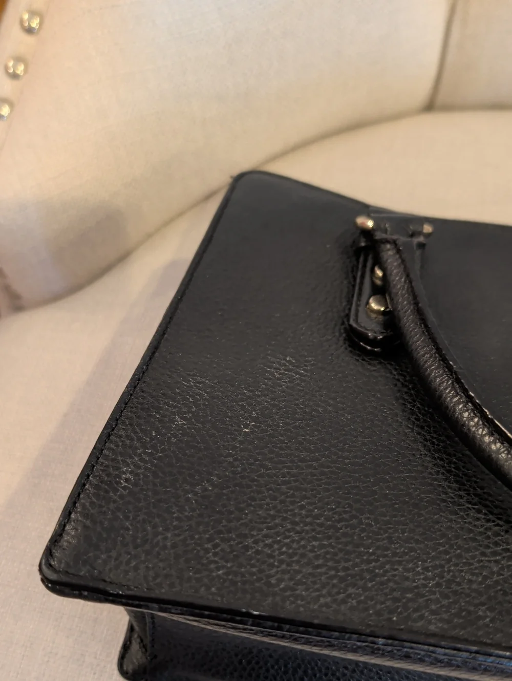kate spade but leather when