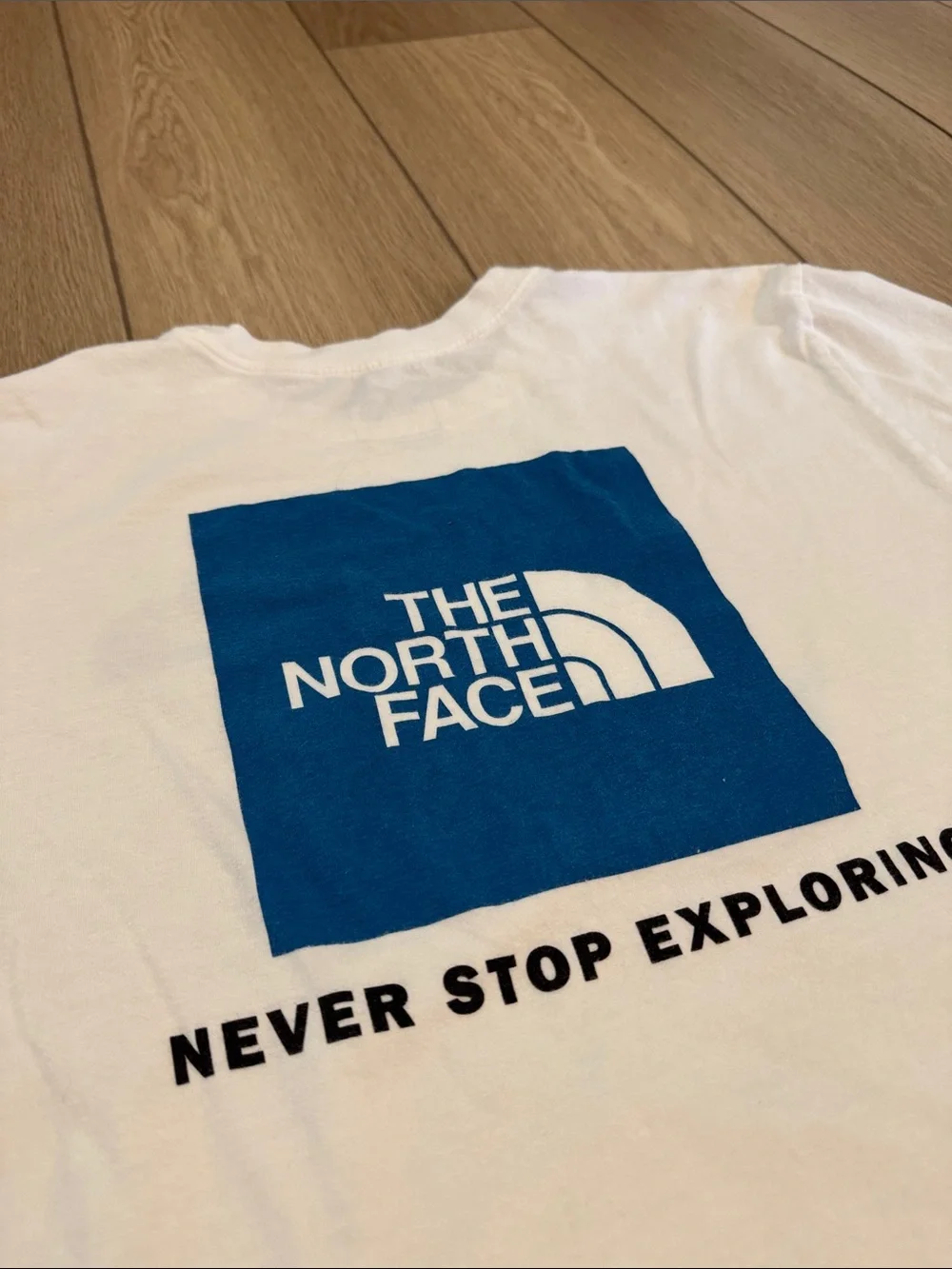 The North Face logo tee north