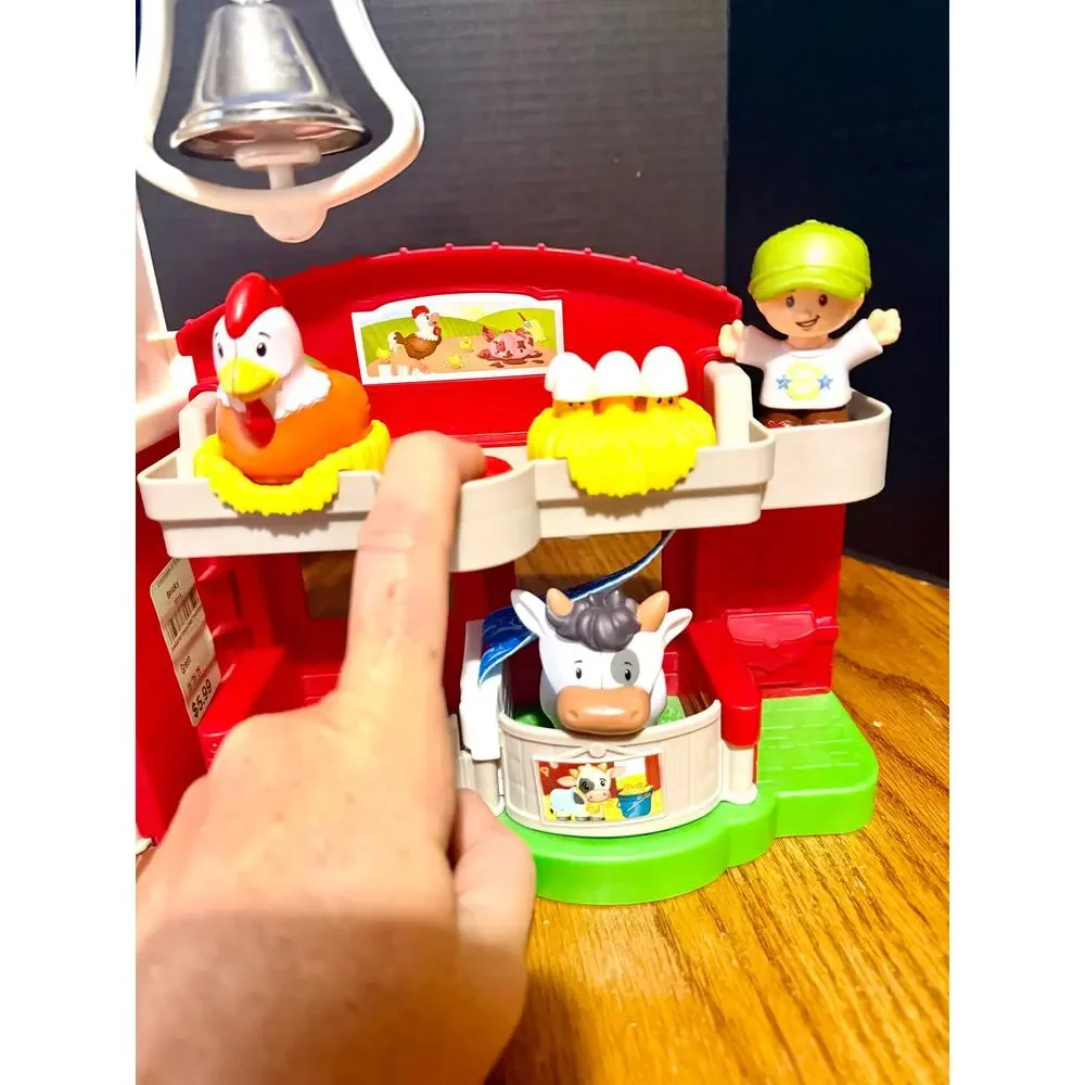 FP Little People Caring For Animals Farm Barn Farmer Animals Smart Stages set 1