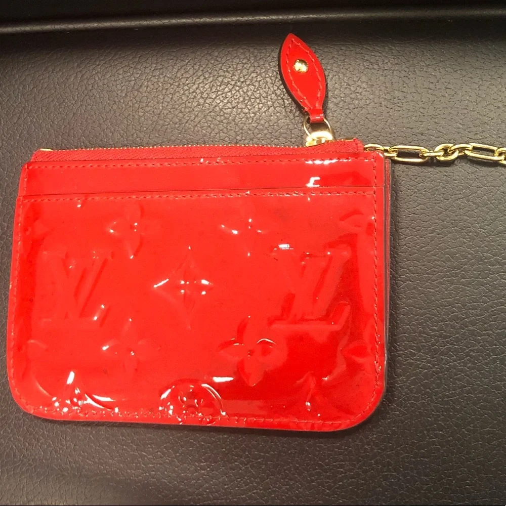 Louis Vuitton glossy red
