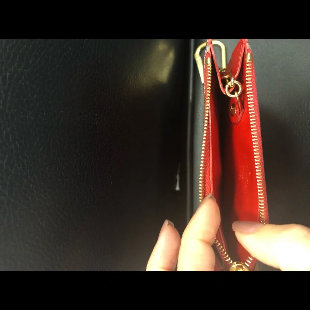 Louis Vuitton glossy red