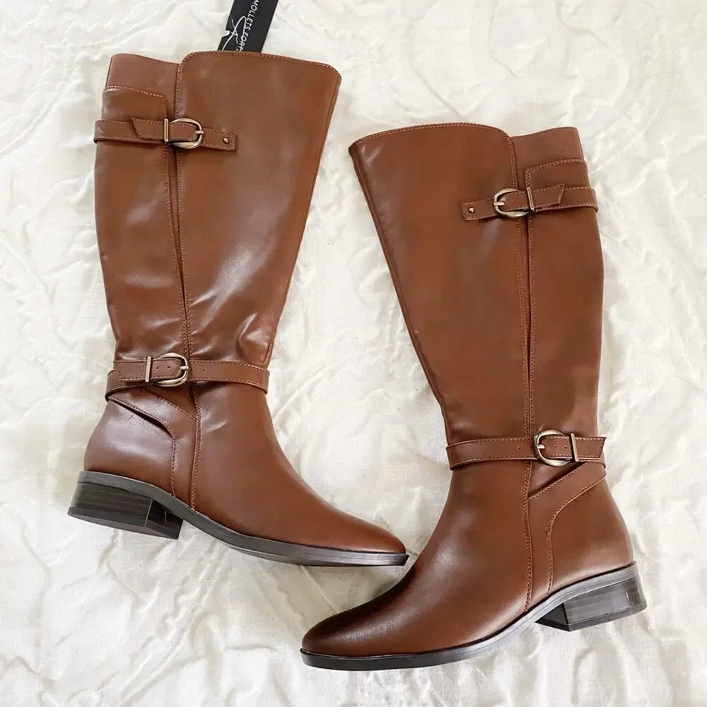Naturalizer Sahara Wide Calf Riding Boots New