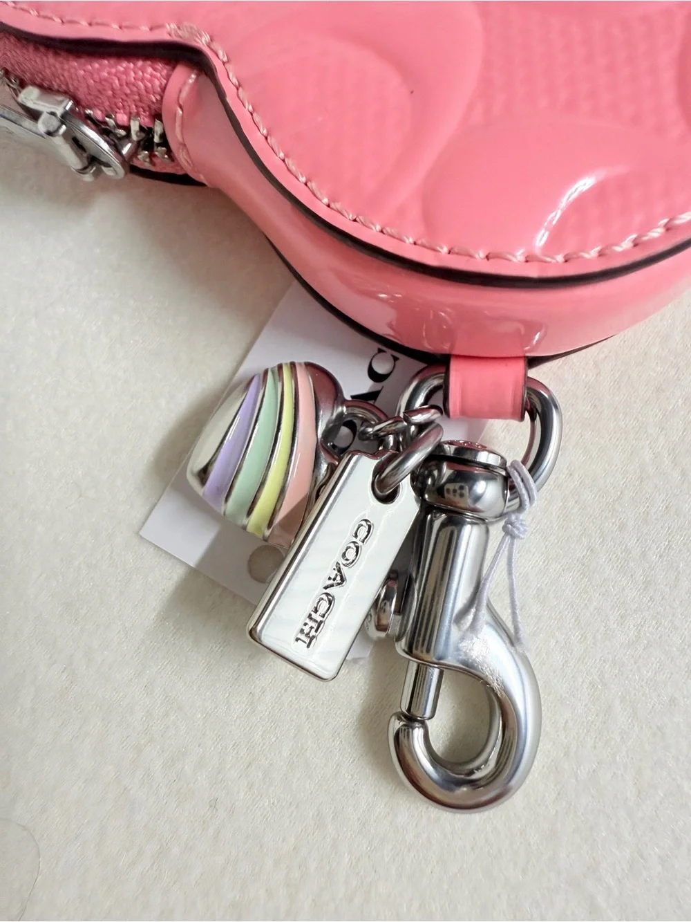 Coach nwt heart