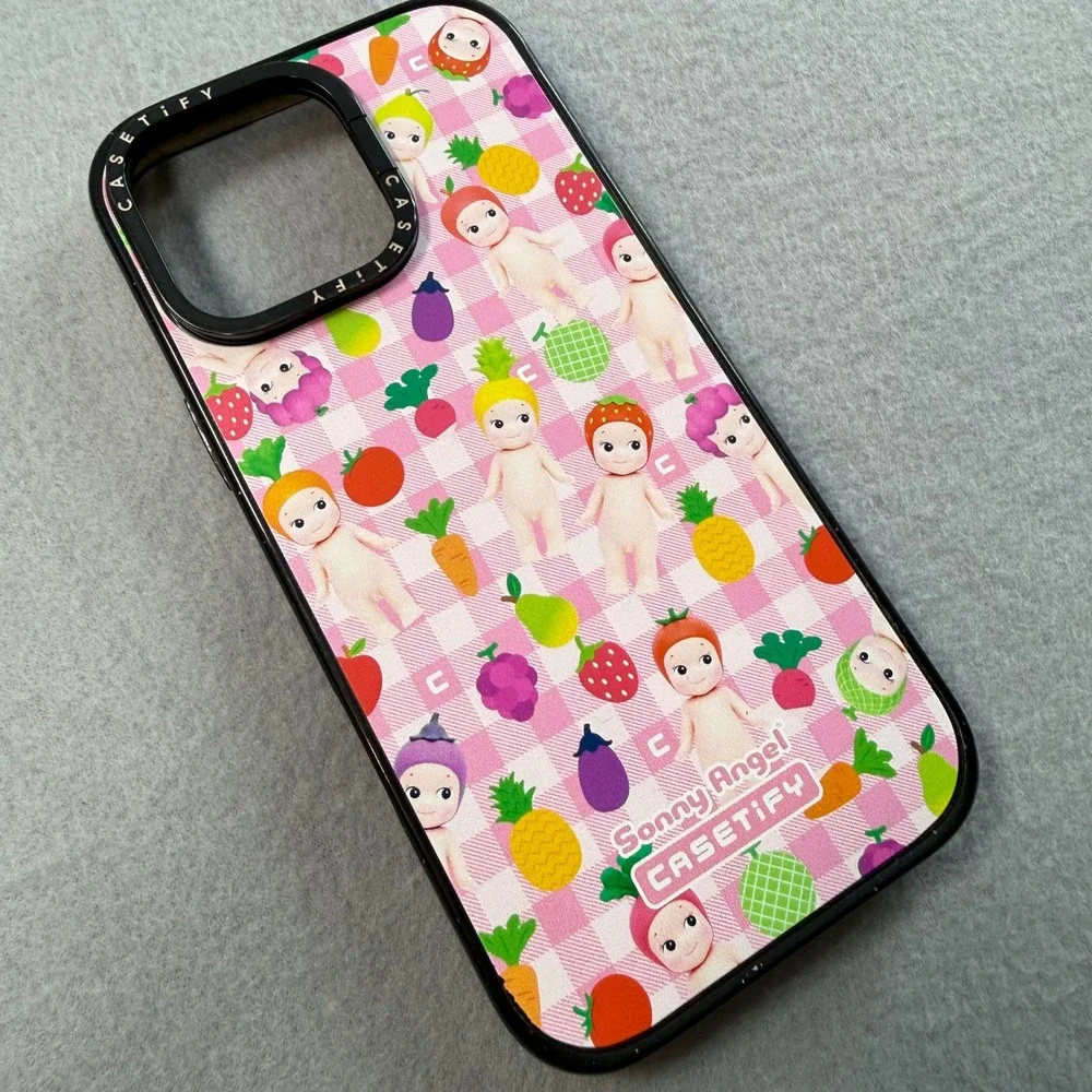 New Casetify Sonny Angel Pink iPhone Case iPhone 16 Pro Max Gingham MagSafe