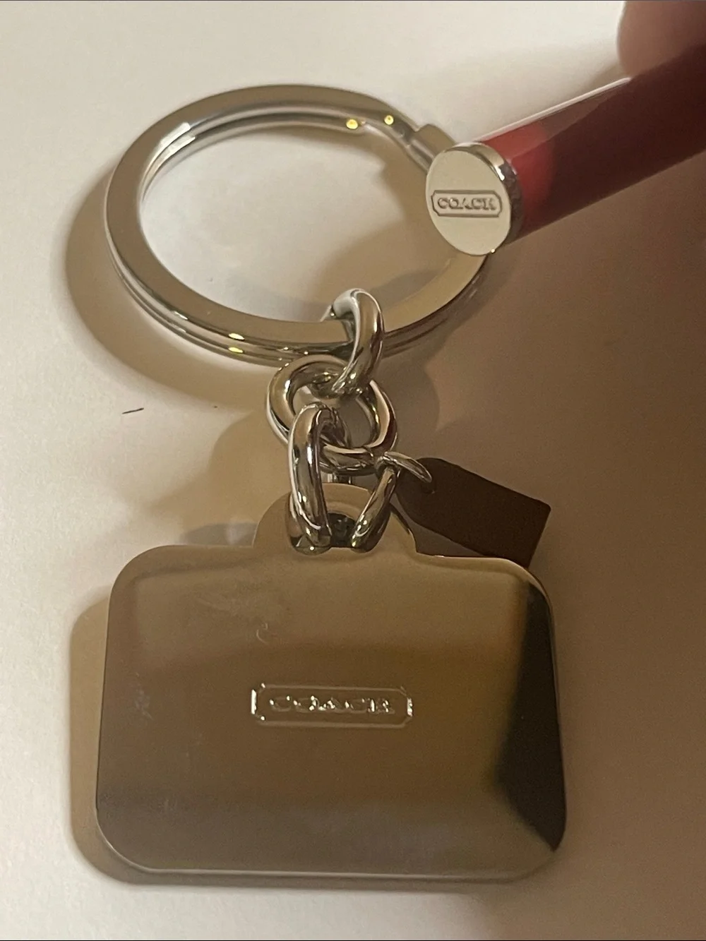 Coach rectangular metal