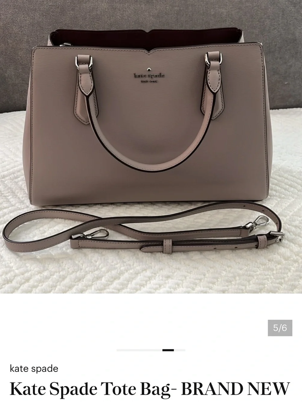 kate spade structured leather
