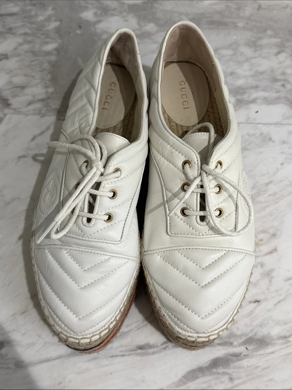 Gucci platform espadrille