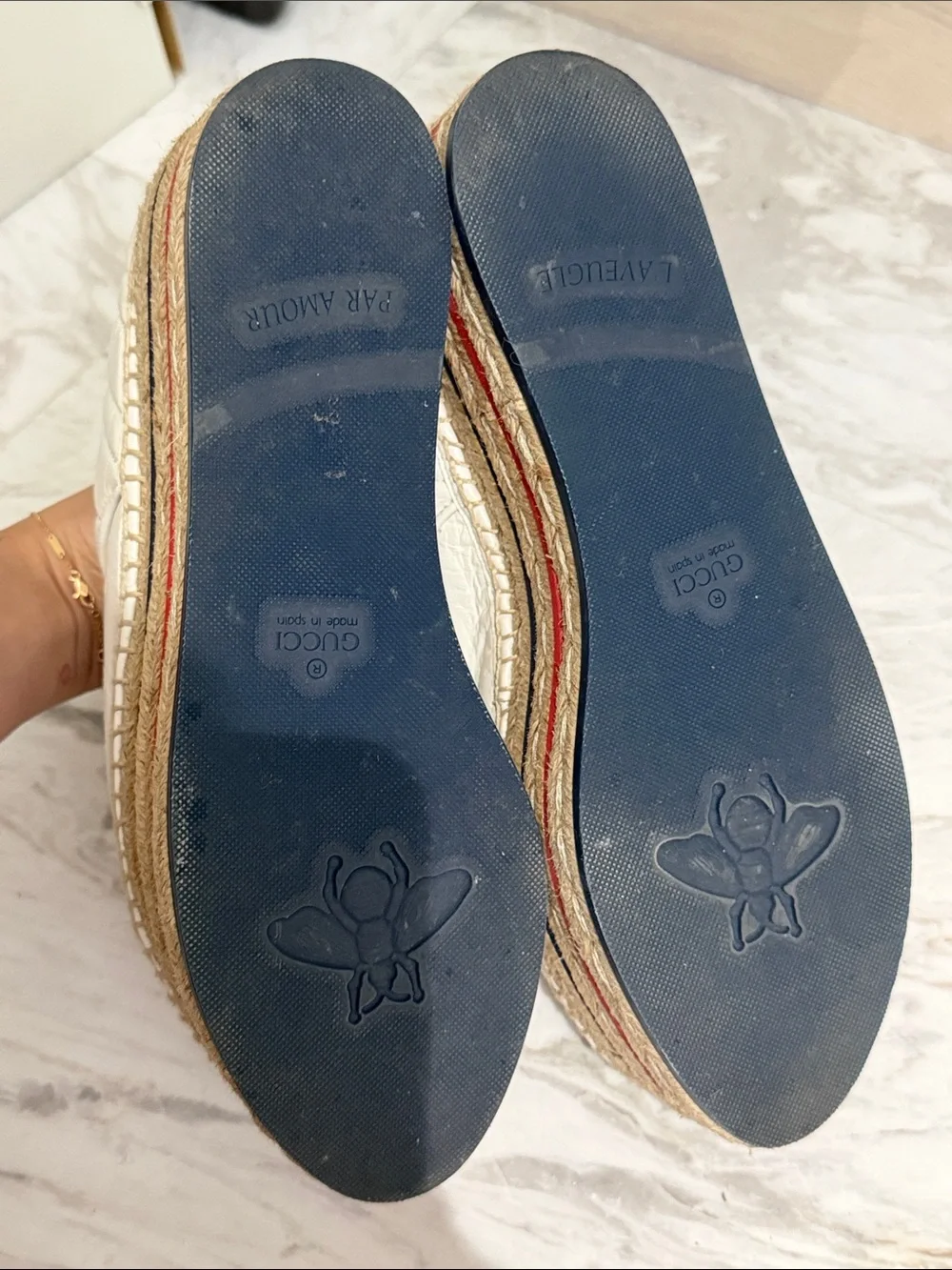 Gucci platform espadrille