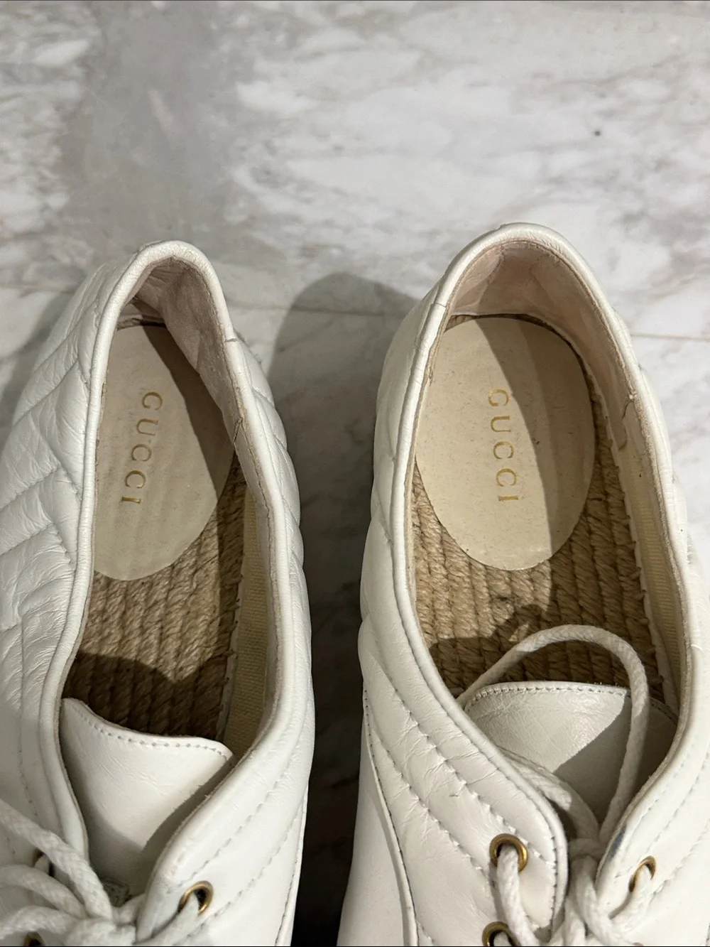Gucci platform espadrille