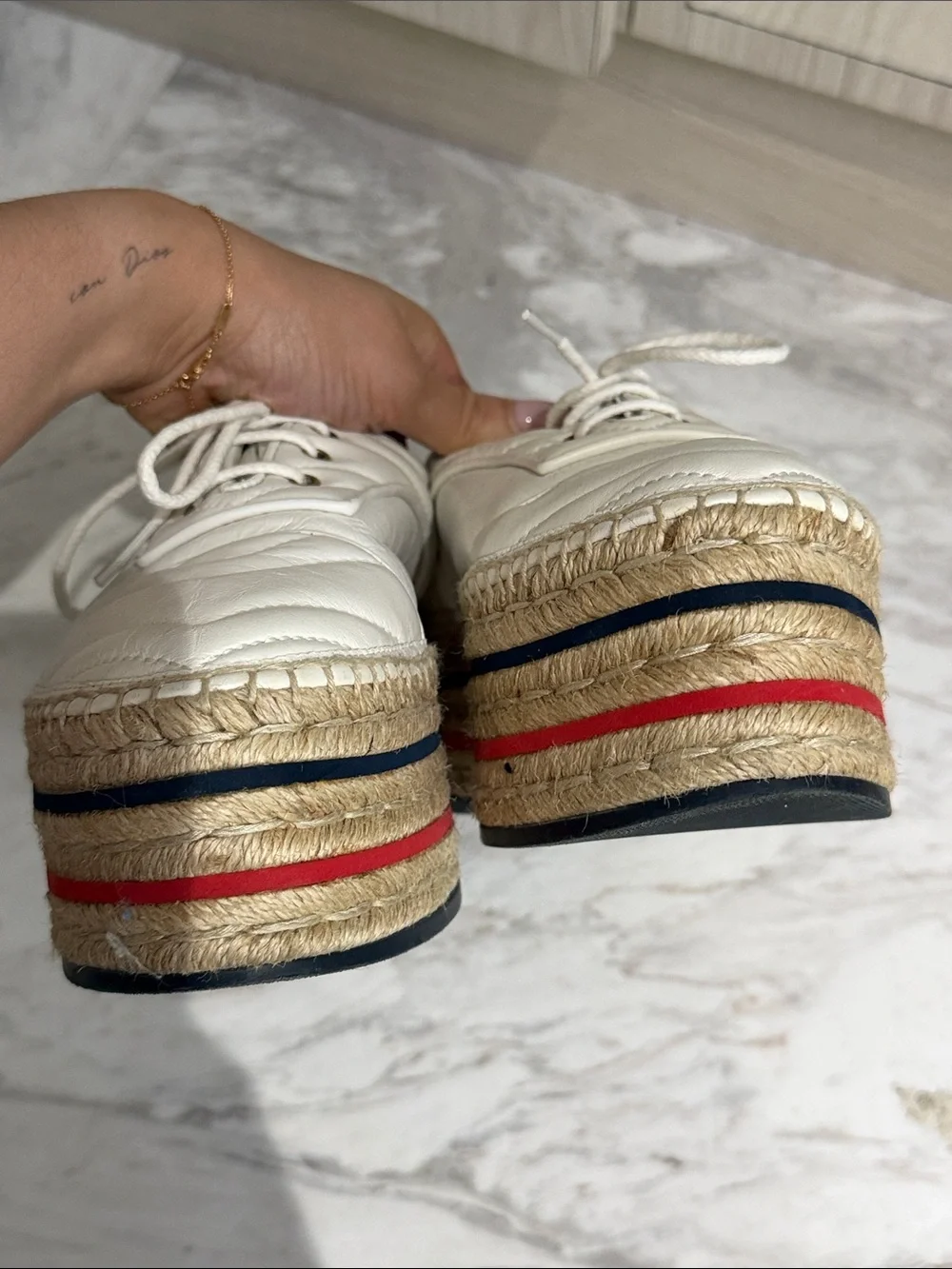 Gucci platform espadrille