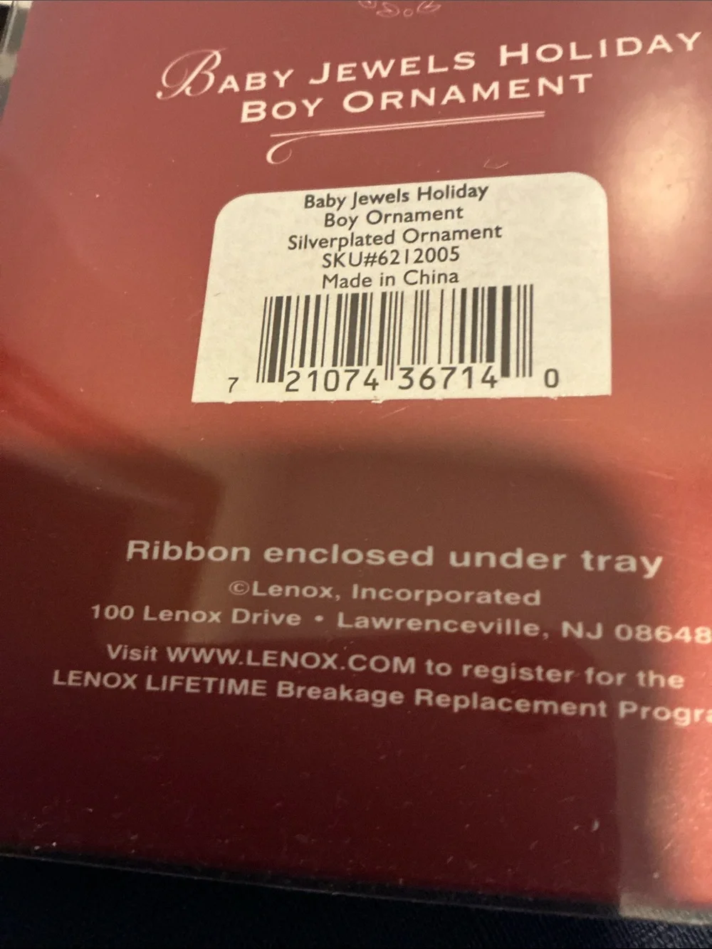 Lenox new box