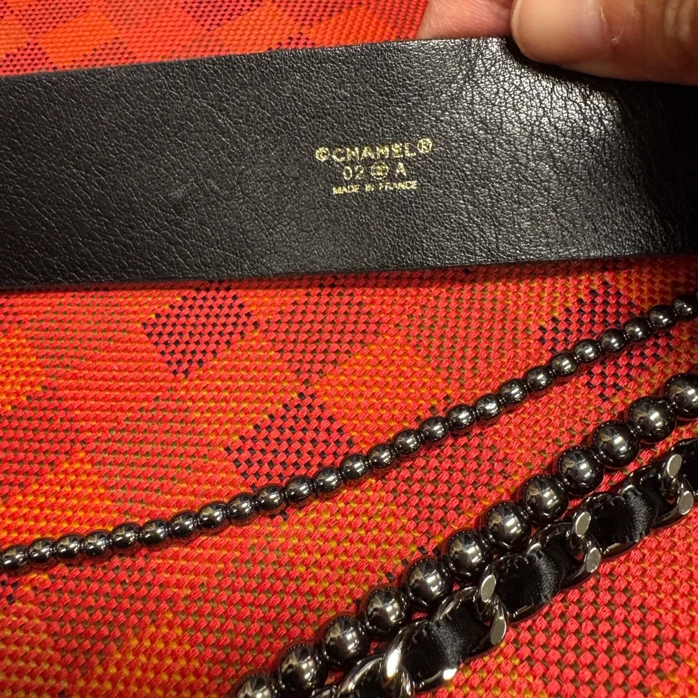 CHANEL bow belt