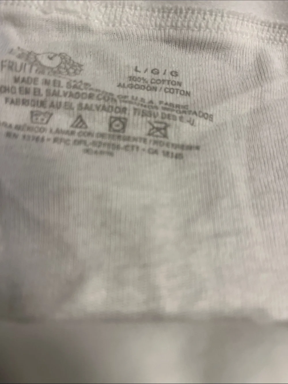 Fruit of the Loom soft white
